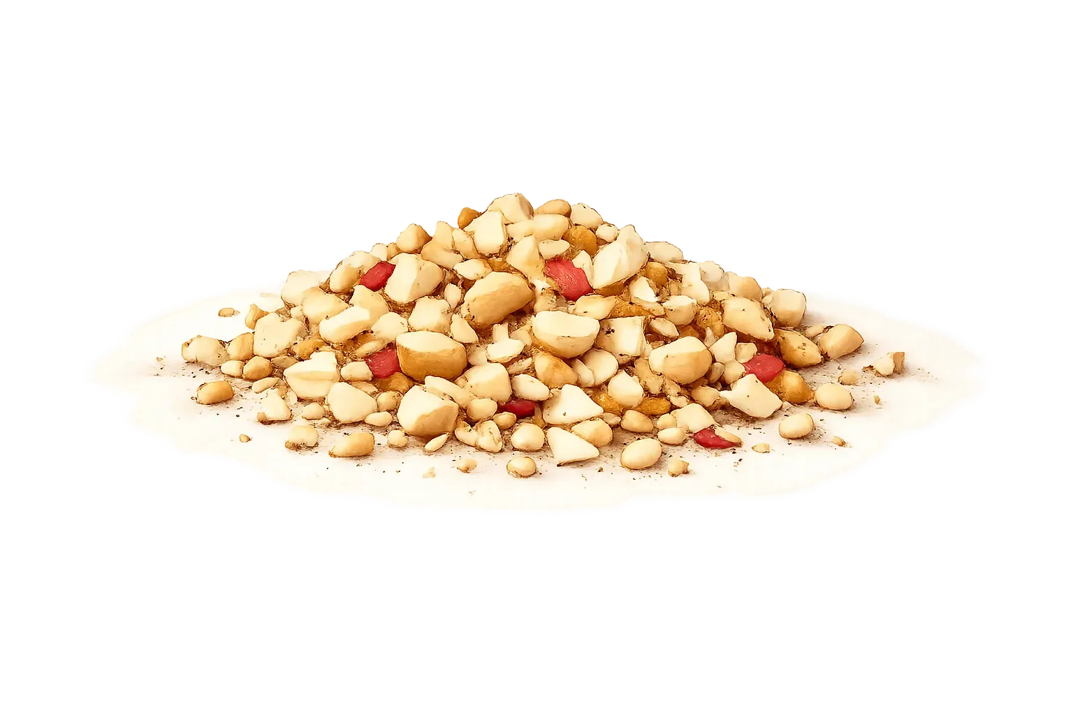 crushed peanuts