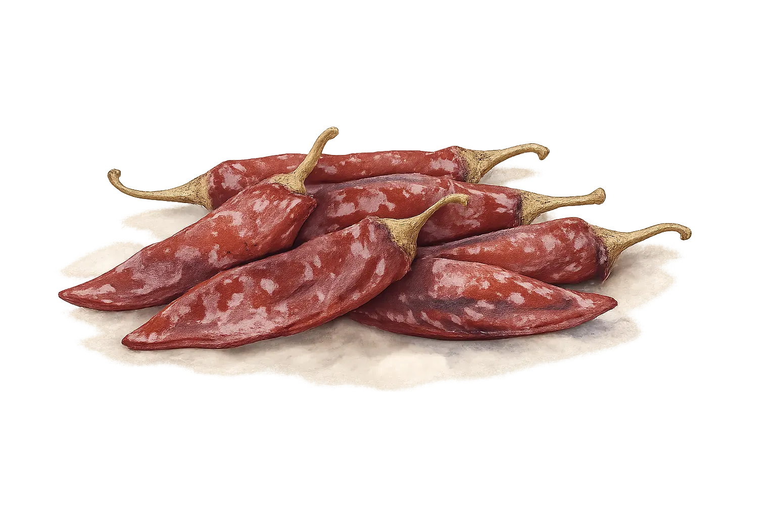 dried guajillo chillies